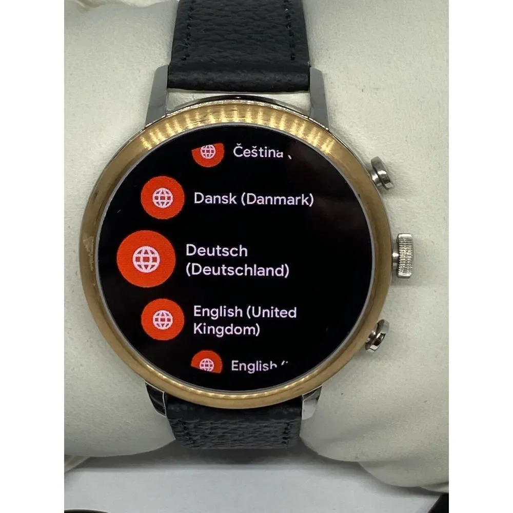 Fossil Gen 4 Authentic Digital Dial Smart Watch Custom Band FTW6016 DC512